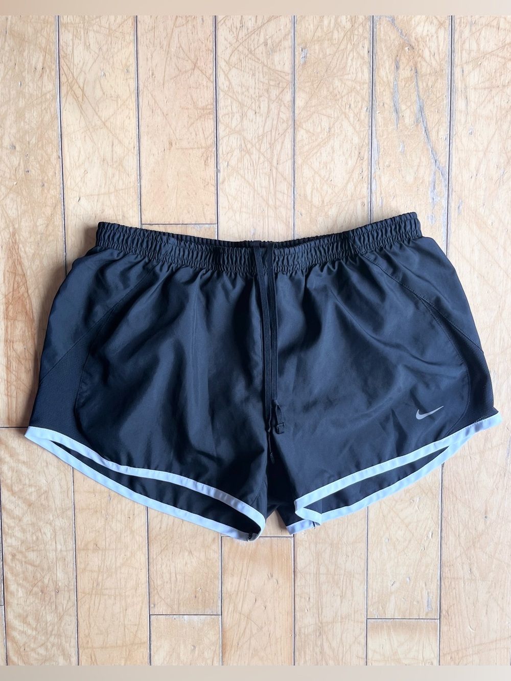 Nike Black Running Lightweight Athletic Gym Shorts Size Medium